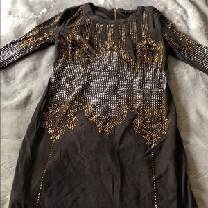 Suede like dress